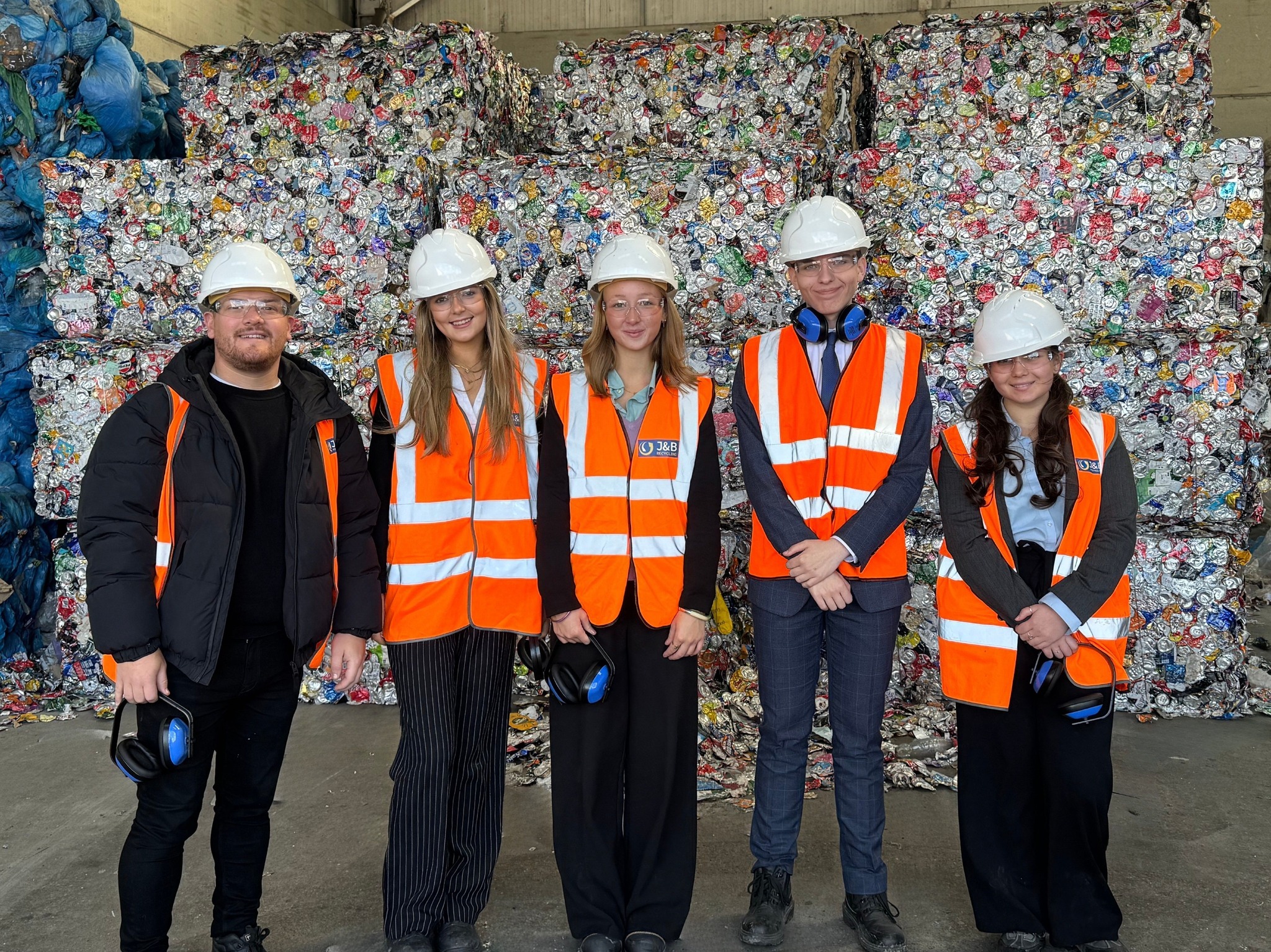 St Mary’s School, Newcastle, visit MRF