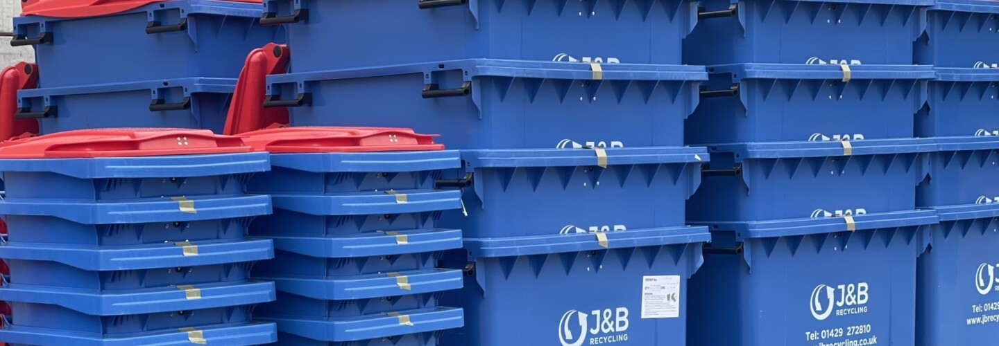 A large selection of small and large wheelie bins plus skips for the hospitality industry