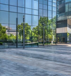 Outside of facilities management building