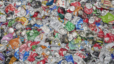 Recycle Week Alumium cans