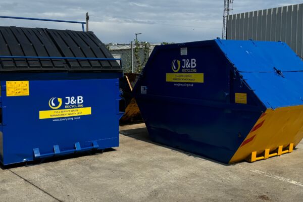 J&B Recycling, commercial skip hire in the North East