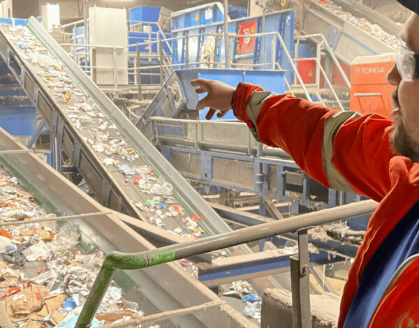 J&B Recycling's Materials Recovery Facility in Hartlepool