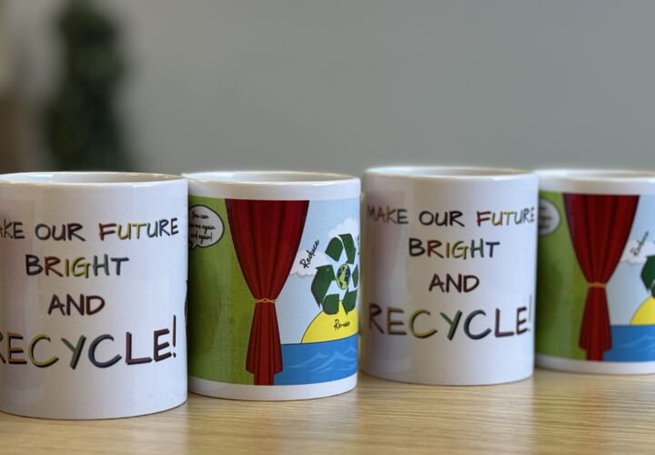 Recycling competition for children run by J&B recycling in Hartlepool
