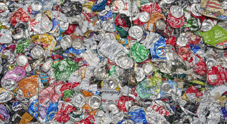 Recycle Week Alumium cans