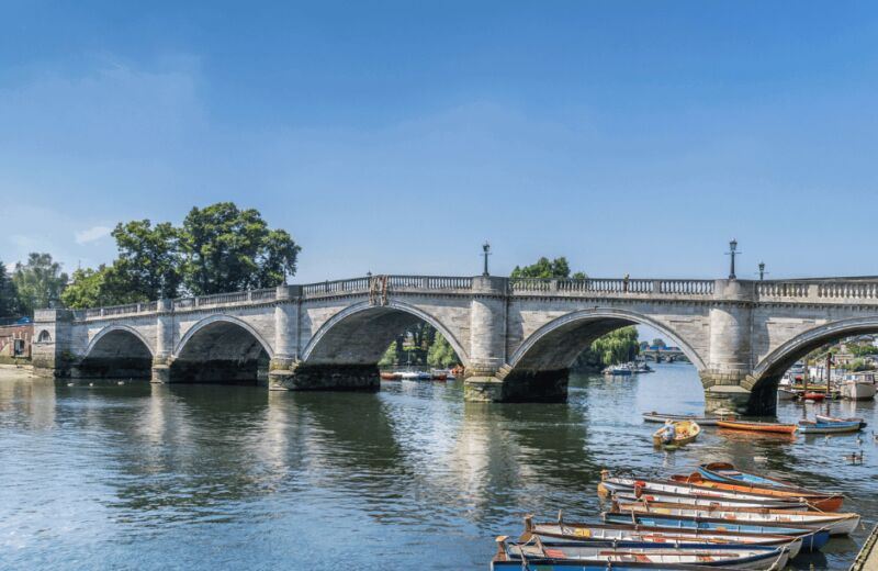 Bridge over River Swale in Richmond, North Yorkshire