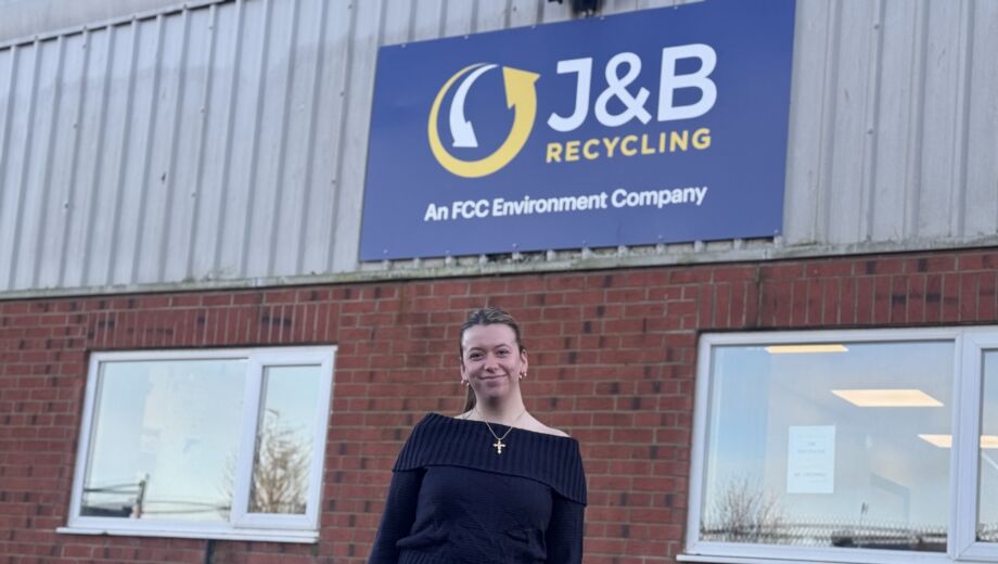 Photo of customer service apprentice for J&B Recycling