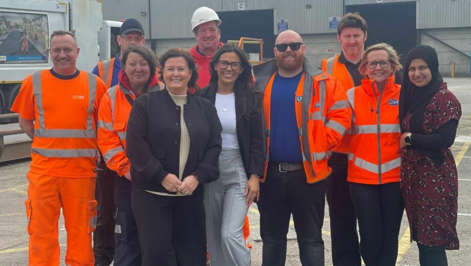 J&B Recycling in Hartlepool, team photo